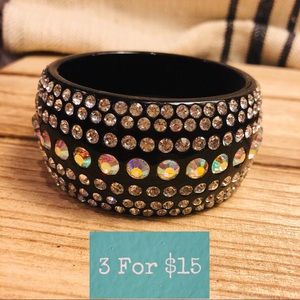 Rhinestone bangle